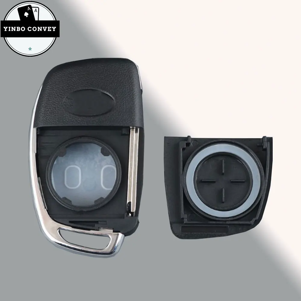 YINBO-3/4-кнопочный корпус дистанционного ключа для Hyundai HB20 I10/I20/30/45 IX35/45 Mistra Accent I40 Solaris