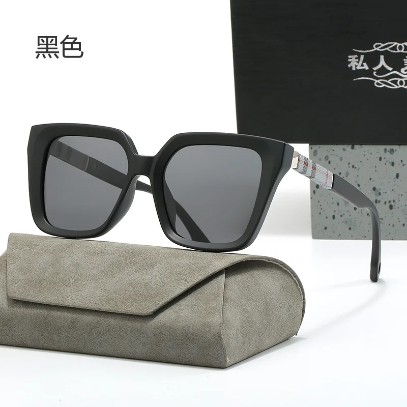 Модные роскошные поляризационные квадратные солнцезащитные очки женские