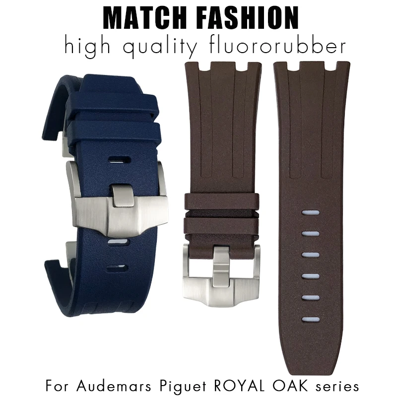 Ремешок для часов Audemars AP Piguet 15710 15703 из фторного каучука 28 мм