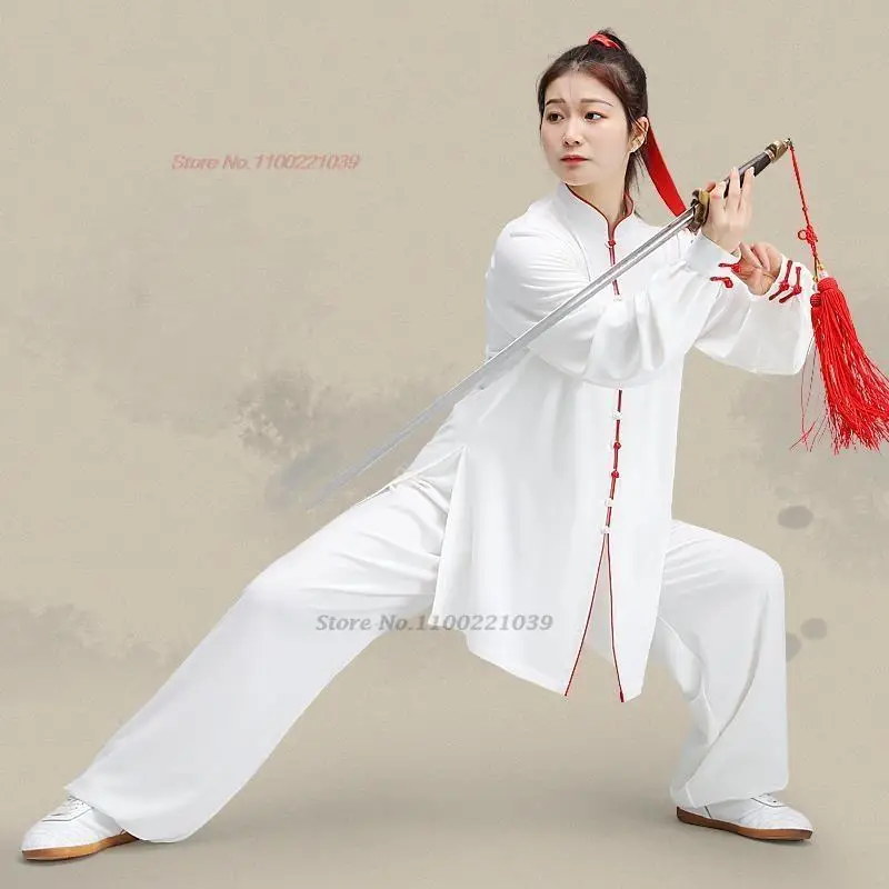 2024 китайская традиционная униформа для ушу тай-чи костюм кунг-фу винчунь