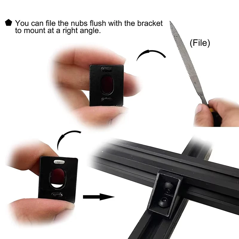 20 комплектов угловых кронштейнов 40 шт. вставных Т-образных гаек и шестигранный