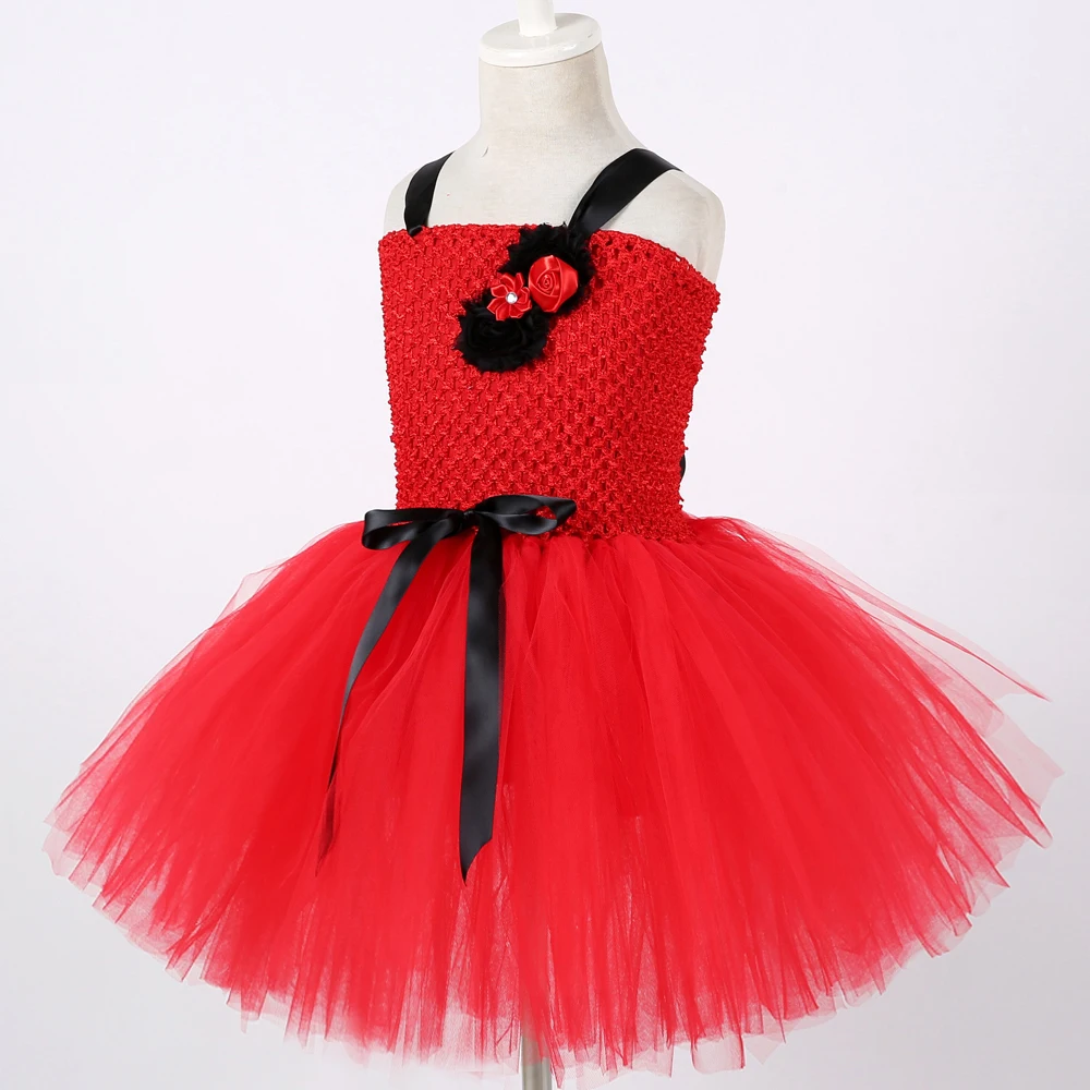 Костюмы на Хэллоуин Демон-Ангел для девочек платье-пачка Дьявол королева