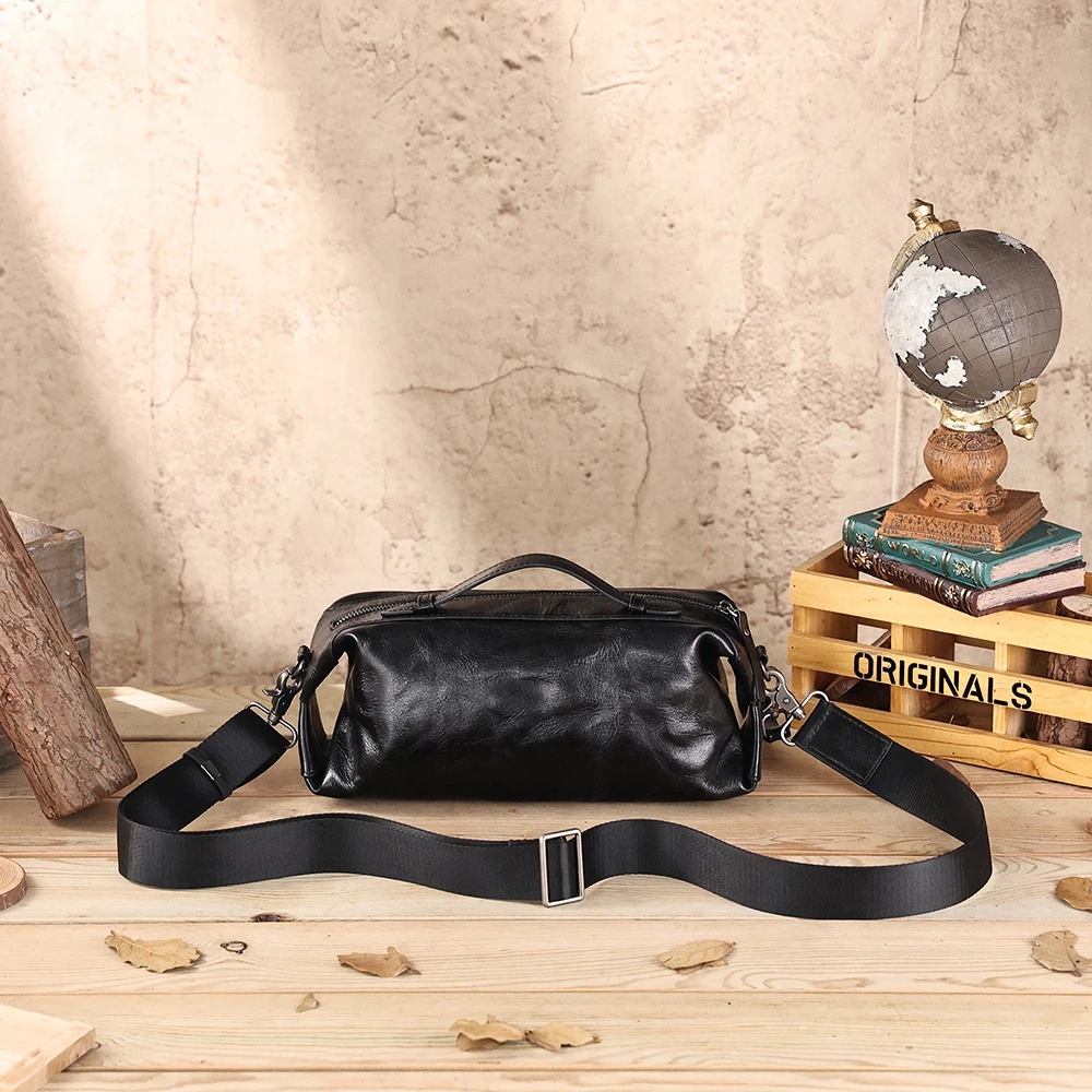 Сумка кросс-боди мужская из натуральной кожи