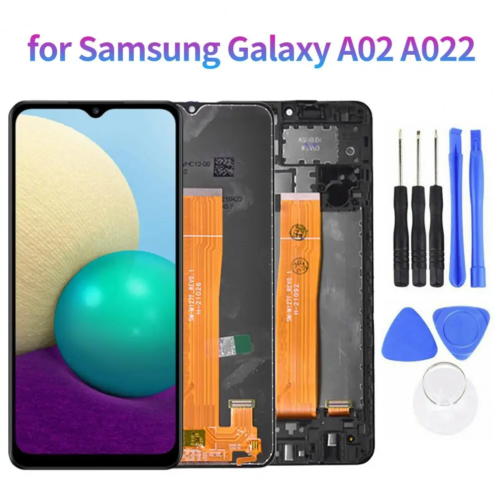 

LCD Screen High Sensitivity Original AMOLED LCD Display Touch Screen Digitizer Replace Assembly for Samsung Galaxy A02 A022