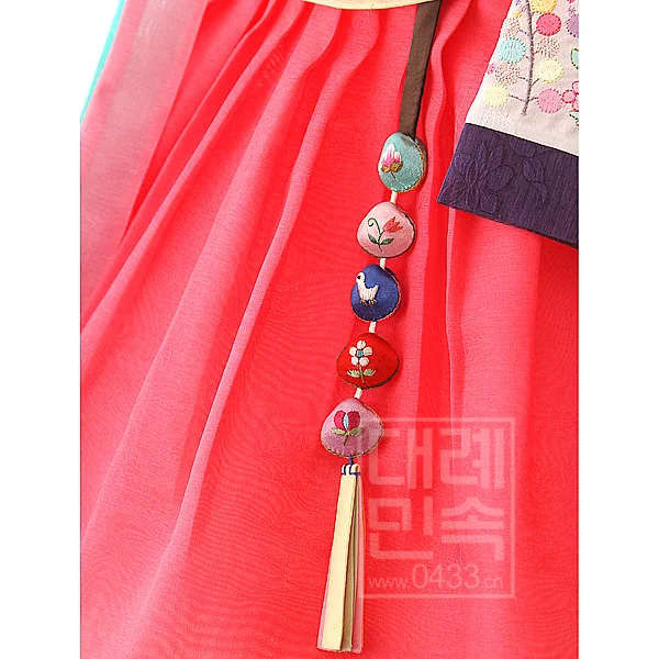 Украшения с дизайном ракушка ручная вышивка детские аксессуары ханбок PendantsNew Year