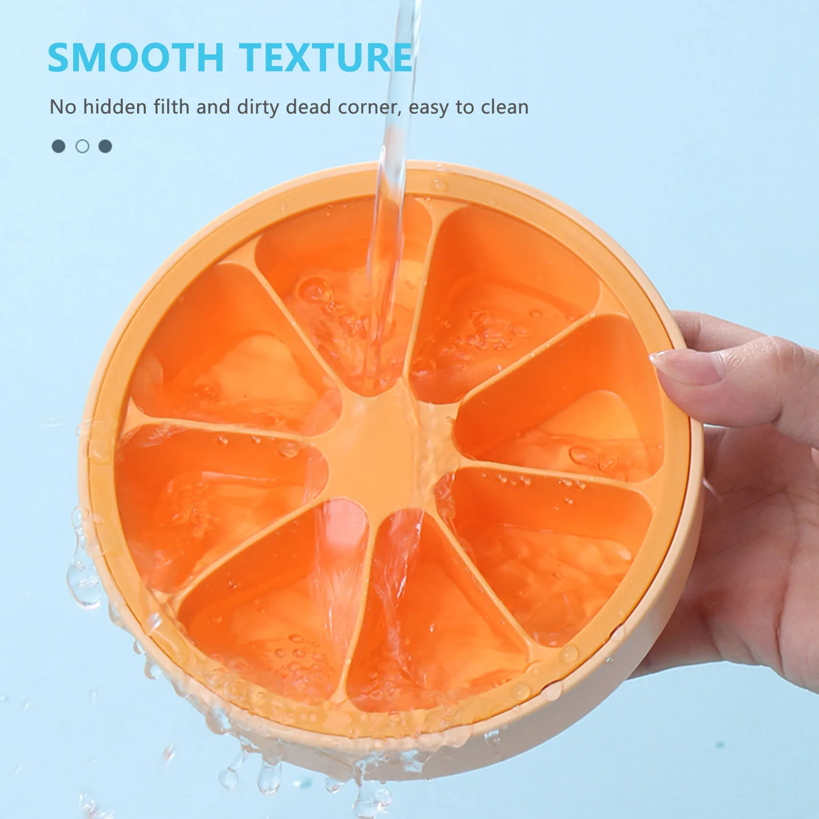 

Оригинальный оранжевый поднос для льда с крышкой, многофункциональные трафареты для самостоятельного приготовления льда для дома, коктейл...