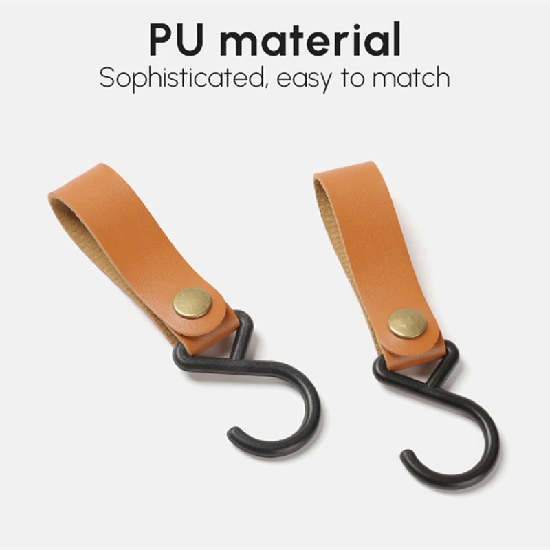 

Уличный кожаный крючок S-образной искусственной кожи, крючки для хранения для кемпинга, треугольная стойка, крючок, аксессуары для путешест...