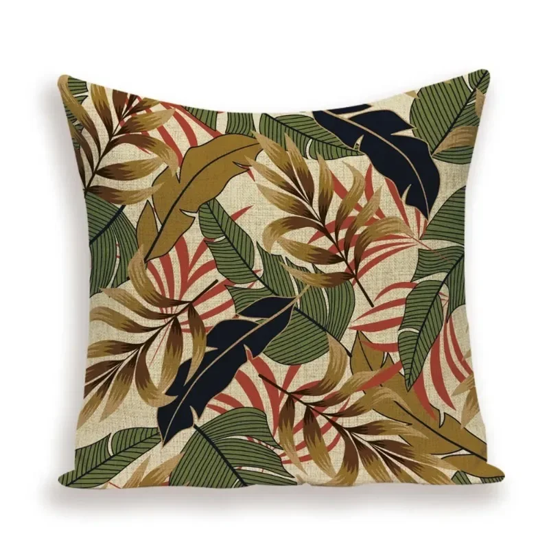 Тигр Тропическое растение декоративная подушка домашний декор чехлы для подушек