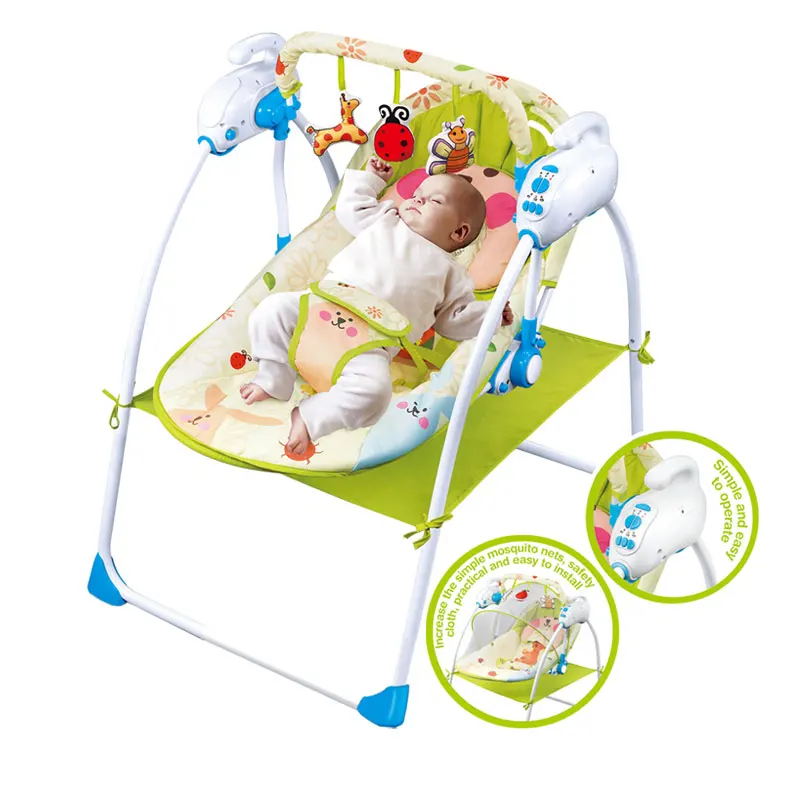 

Multifunction musical baby rocking automatic swing baby chair