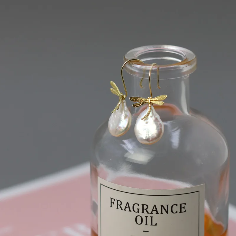 

Женские винтажные серьги-подвески из серебра 925 пробы с жемчугом в стиле барокко