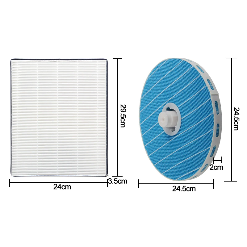 FY1114+FY5156 Air Purifier Filter Suitable For Philips HU5930/HU5931 Humidifier filter + HEPA filter Set