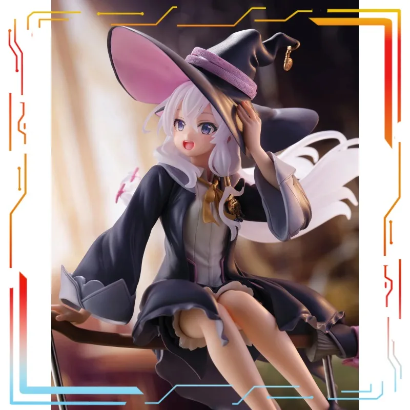 Фото Фигурка Taito Majo No Tabitabi Elaina Witch's Clothes Ver. (Предварительно окрашенная, авторская работа) 200 мм, официальная лицензированная игровая игрушка №3