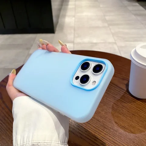 Мягкий матовый прозрачный чехол для телефона Candy для iPhone 17, 16, 15, 14, 13, 12, Pro Max Plus X Xs Max XR, противоударный силиконовый чехол-бампер