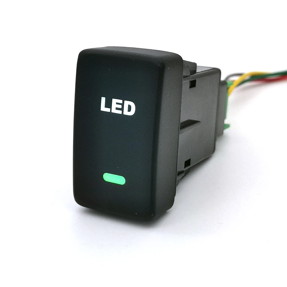 

1 шт., автомобильный светодиодный выключатель вентилятора, кнопка включения и выключения передних и задних противотуманных фар, подходит для Honda City Accord 8 2008-2015, аксессуары