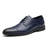 Men's Classic Retro Derby Shoes Mens Business Dress Office Leather Shoe Flats Men Fashion Wedding Party Oxfords EU Size 37-48 6