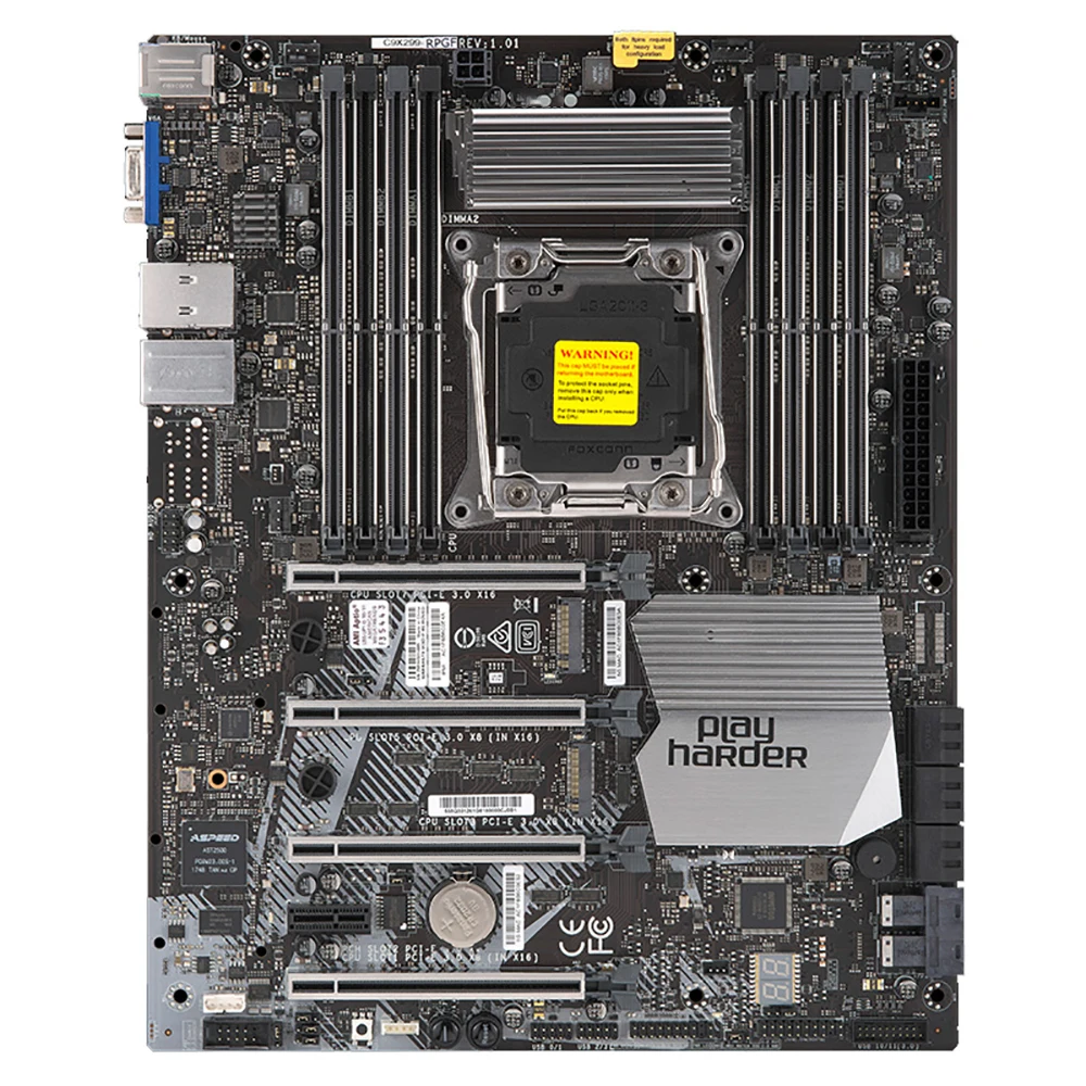 

C9X299-RPGF For Supermicro High-end Desktop Overclock Motherboard i7 i9 X-series Processor Non-ECC PCI-E3.0 M.2 LGA-2066 DDR4