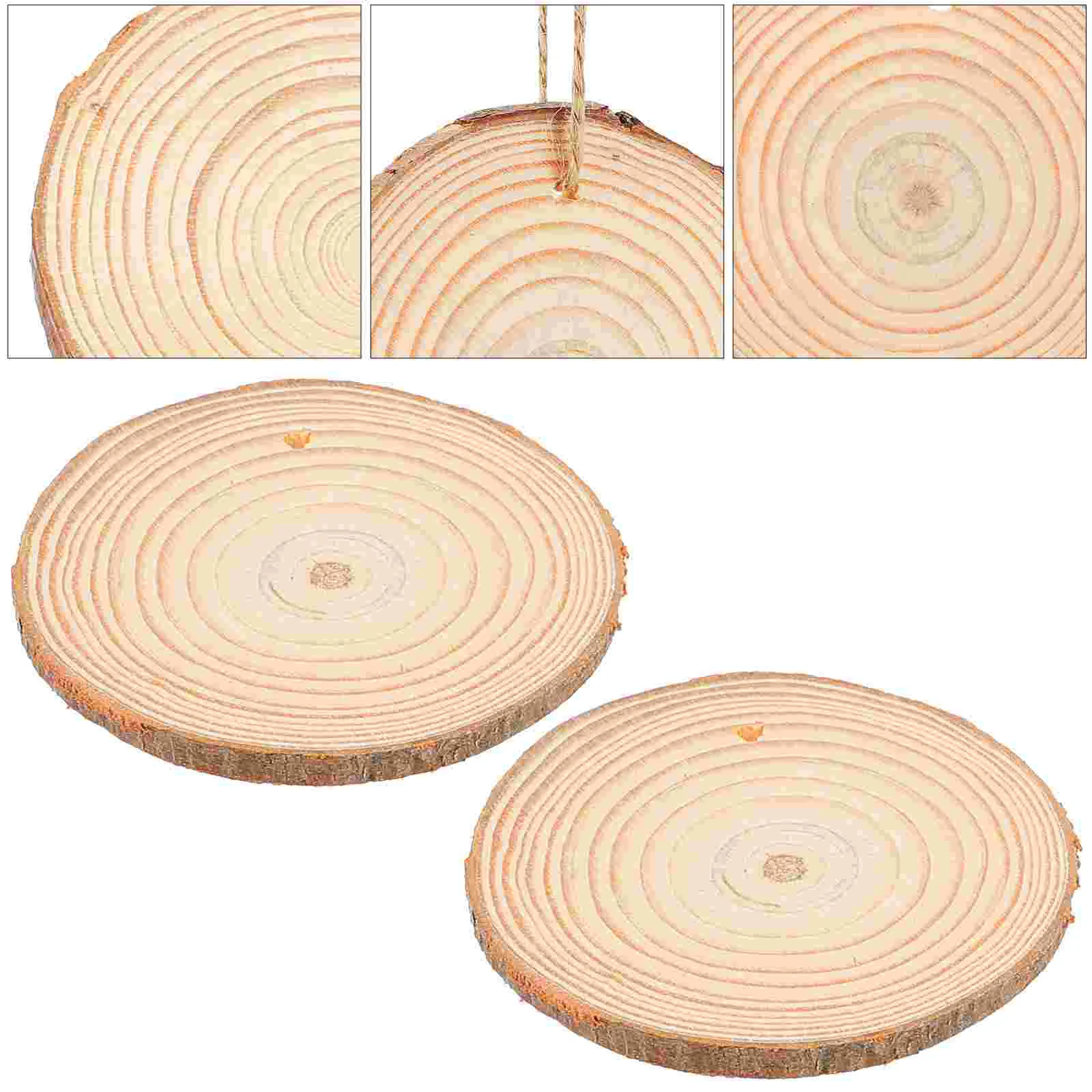 30 шт. декор DIY бревенчатые чипсы реквизит для ломтиков дерева настенный