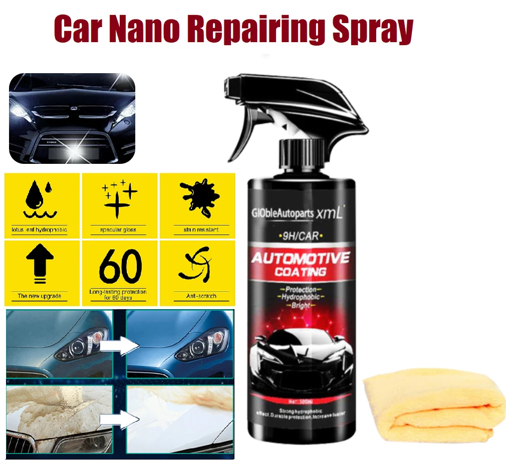 Керамическое покрытие для автомобильного детейлинга с твердостью 9H товары