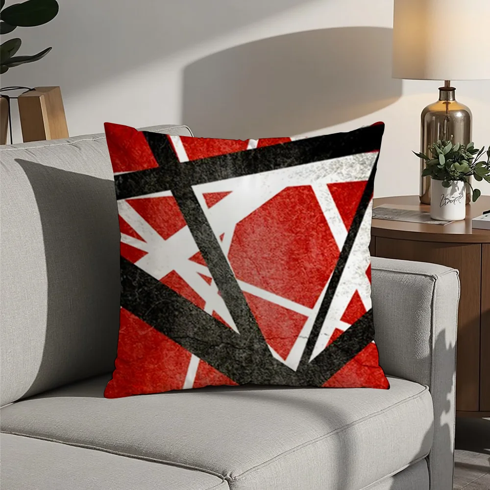 E-Eddie Van Halen графическая гитара наволочка плюшевая ткань мягкая двусторонняя с