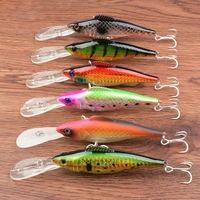 set of 4 new mini pencil ice fishing lures 6g30mm top water minnow bass baits wobblers for hard bait pesca carp fishing tackle