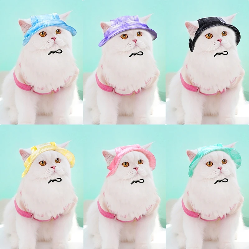 Кошачьи ковбойские шляпы защита от солнца регулируемый цвет мягкий материал