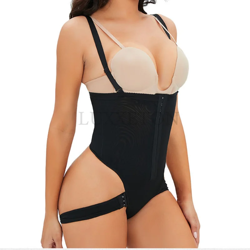 

Брюки женские бесшовные с завышенной талией, утягивающее белье для похудения и коррекции фигуры, с лямками, спортивная одежда для похудения