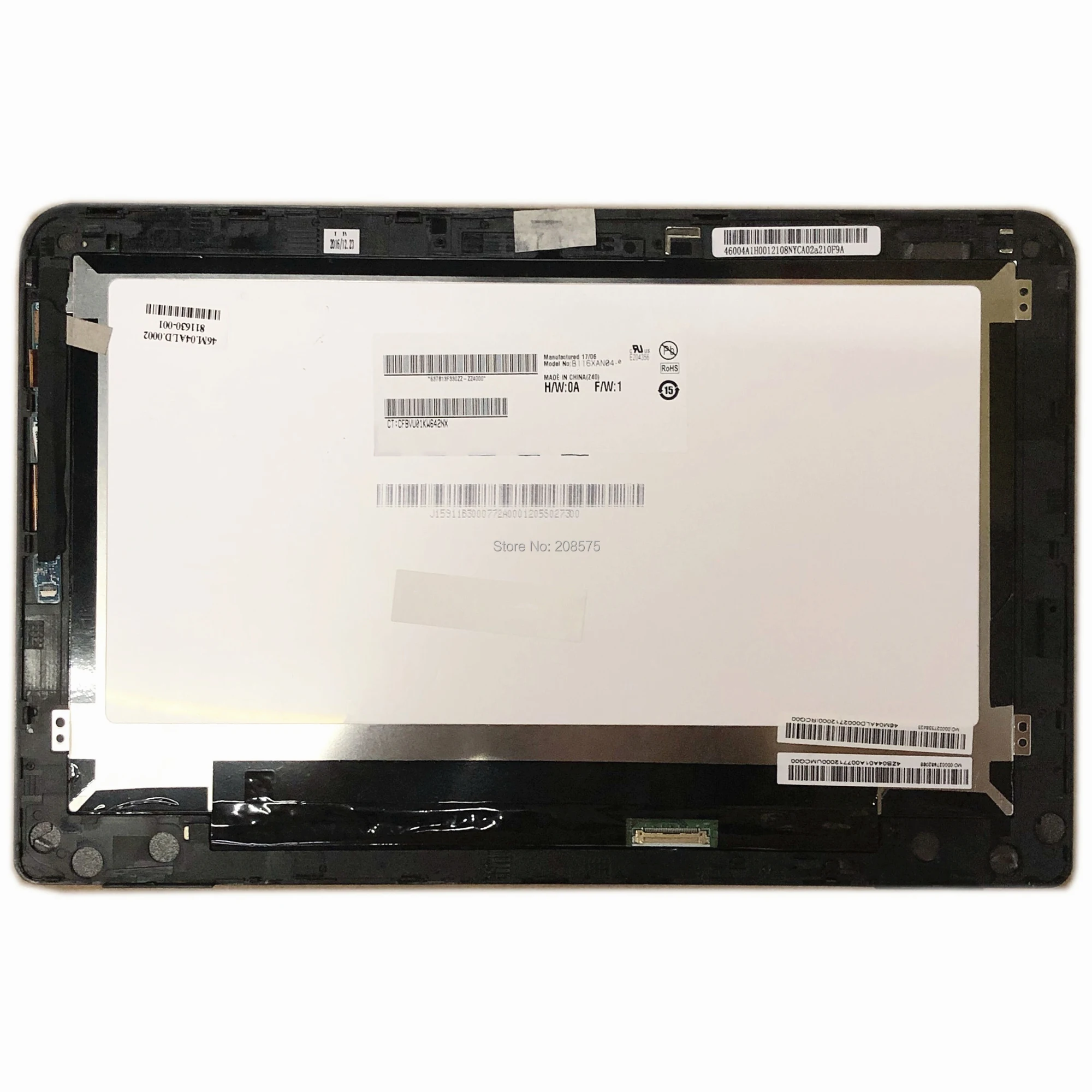 

B116XAN04.0 LCD LED SCREEN Matrix Touch Screen Digitizer Assembly Frame For HP Pavilion X360 11-K 11-K161NR 11-K122nw Laptop