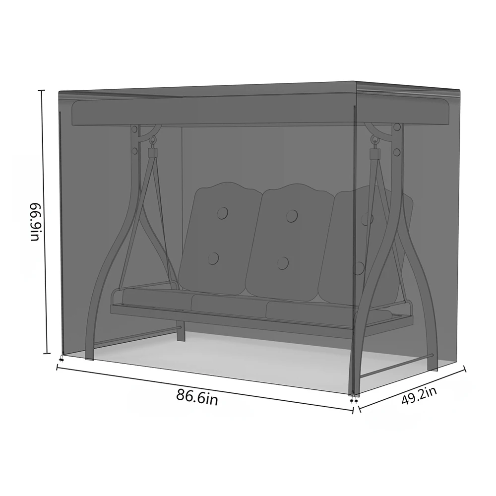 Наружный чехол для качелей большой сиденья водонепроницаемый устойчивый к