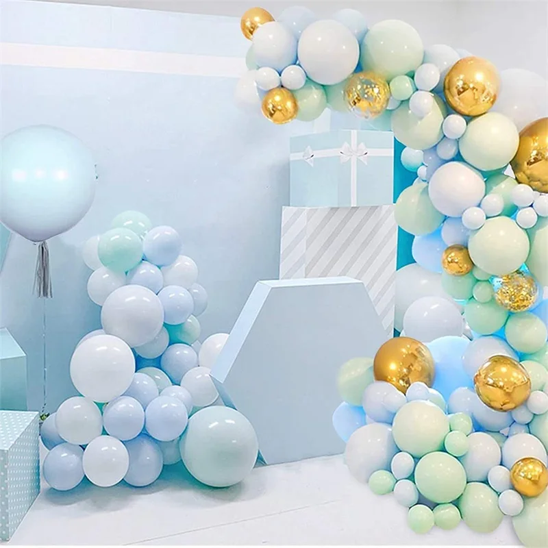 

Набор разноцветных латексных воздушных шаров-макарунов, украшение для свадьбы, детвечерние дня рождения, праздничные украшения для будуще...