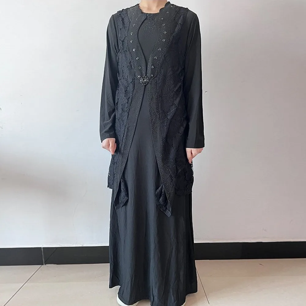 

Ramadan Eid Mubarak Robe Musulmane Femme Kaftan Dubai Abaya Turkey Islam Pakistani Arabic Muslim Dress Abayas For Women Caftan