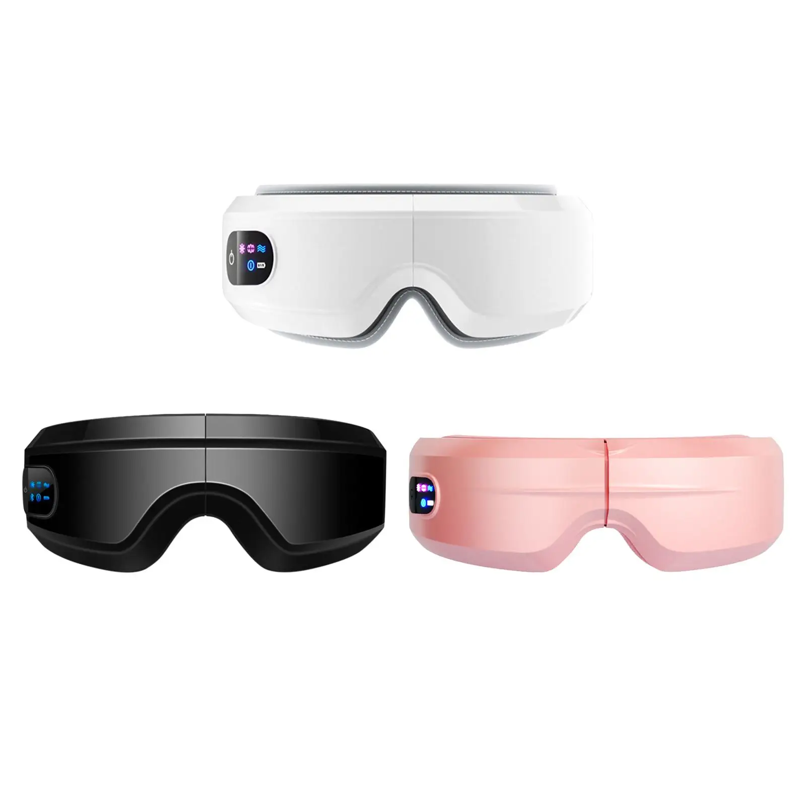 

Массажер для глаз с вибрацией при сжатии тепла, умное массажное устройство для глаз