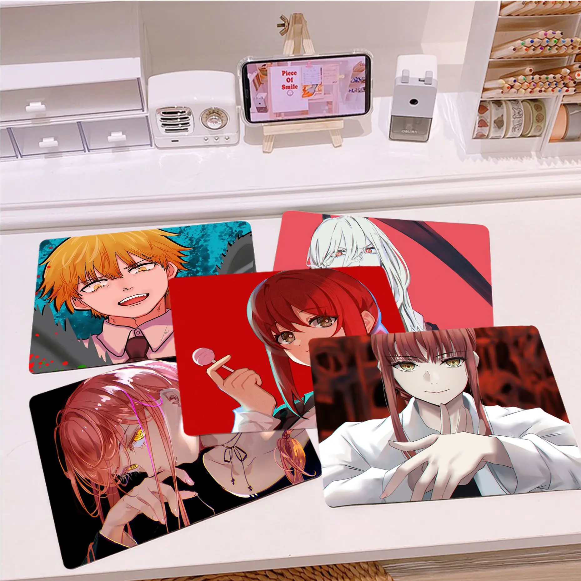 

Chainsaw Man Anime Rubber Small Speed Version Game Computer Keyboard Office Table Mat Cheapest Cup Mats For PC Computer Table