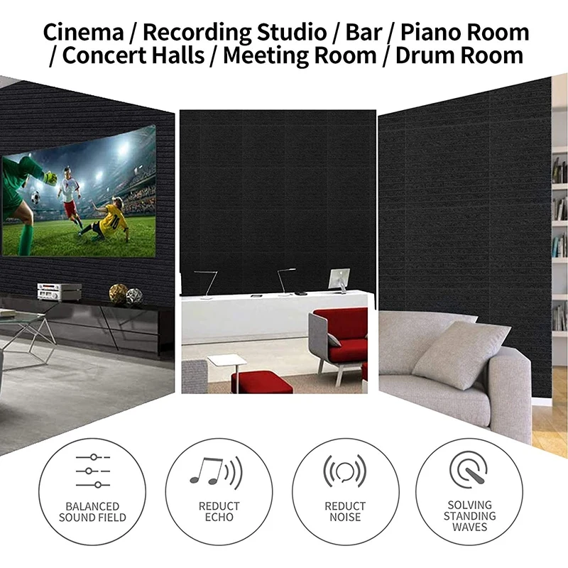 16 упаковок звукоизоляционной плитки звукоизоляционная обивка и плитка со