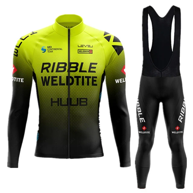

2020 new Cycling Jersey Set Ribble Weldtite Cycling Clothing Autumn Men Road Bike Shirt Suit Bicycle Tights MTB Maillot Culotte