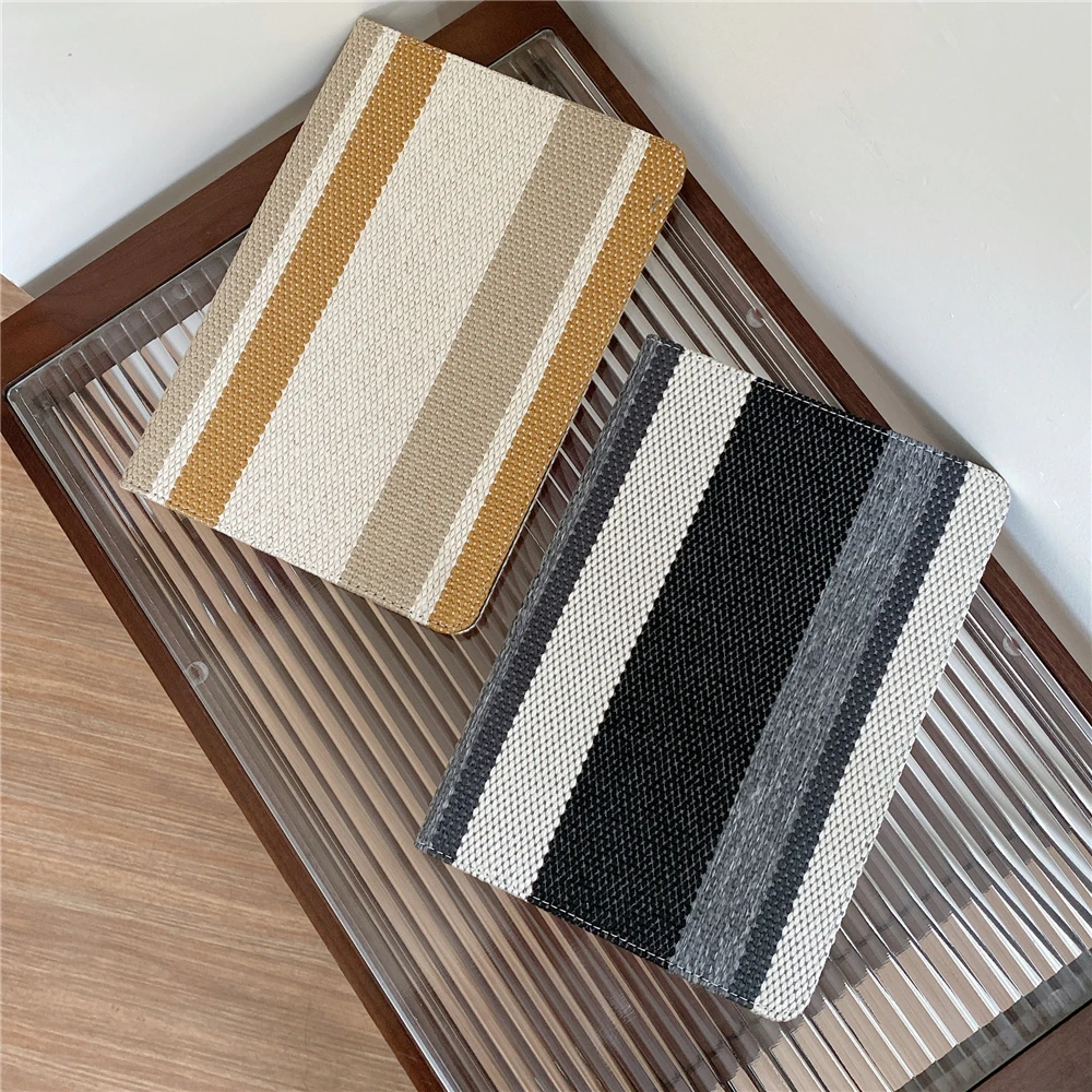 

Stripe Tablet Beschermhoes for IPad Air 5 Air 4 IPad Pro 2021 Cover IPad 10.5 IPad 7 8 9 Th IPad Mini 6 5 4 3 2