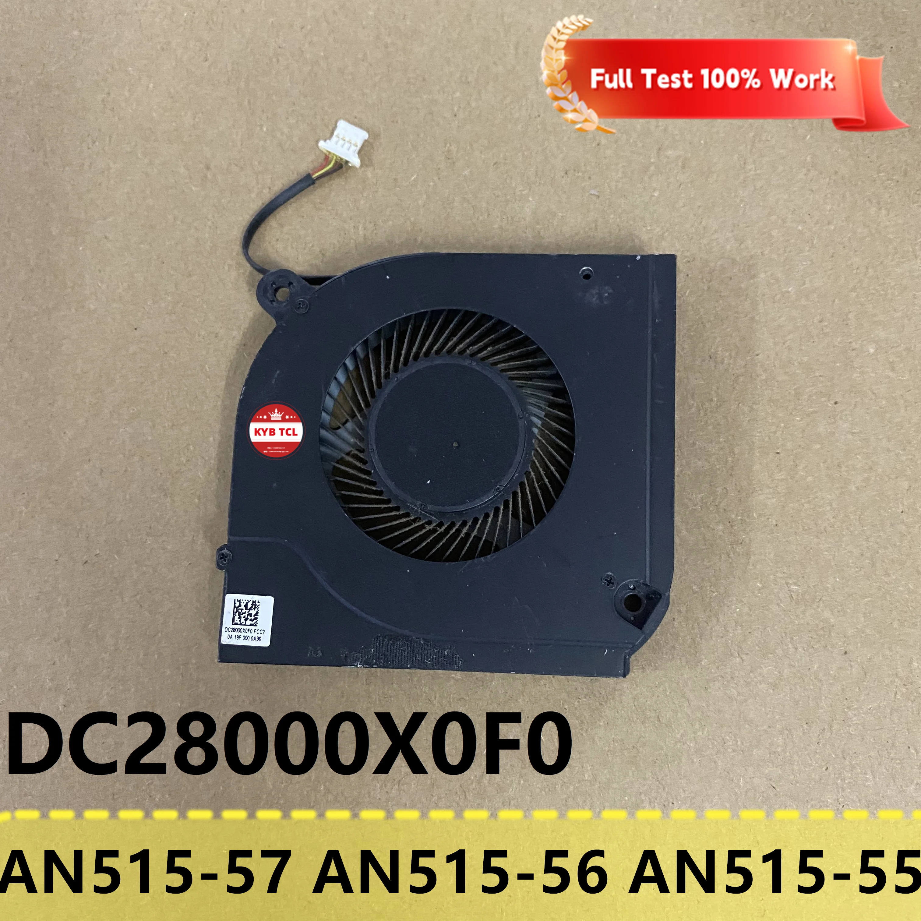 Фото DC28000QDF0 DC28000X0F0 DC28000QEF0 Вентилятор охлаждения GPU/CPU для ноутбуков Acer Nitro 5 AN517-41 AN517-52 AN517-54 AN515-44 №3