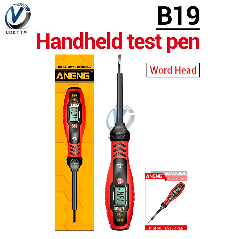 

Тестер напряжения переменного тока NCV 30-1000 В