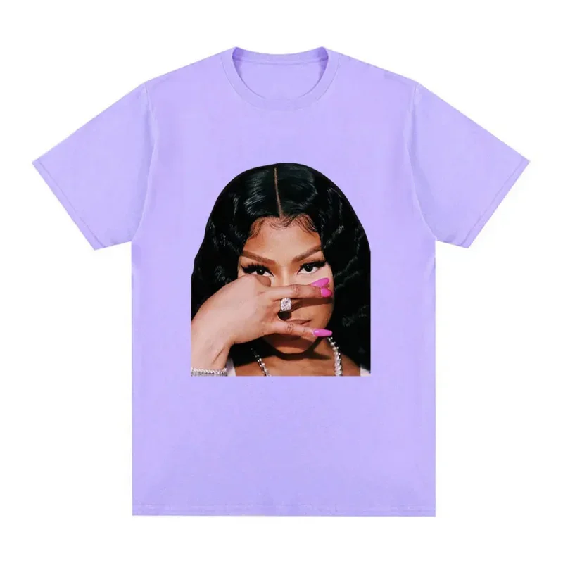 Футболка Rapper Nicki Minaj с графическим рисунком для мужчин и женщин Винтажная