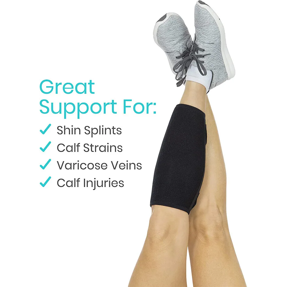 

Поддержка голени регулируемые Компрессионные рукава для голени защита для голеней для фитнеса защита для голеней для колена обхват голени ...