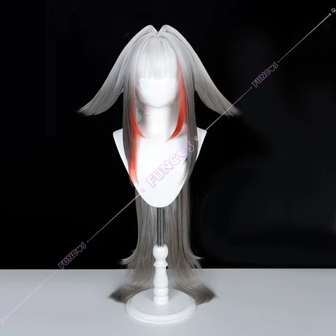 Ye Shunguang парик Zenless Zone Zero белый серый градиент