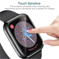 1-4 sztuk hydrożel folia do Apple Watch 7 6 SE 5 4 3 2 1 ekrany ochronne do zegarka Apple Watch Series 38mm 42mm 45mm 41mm 40mm 44mm