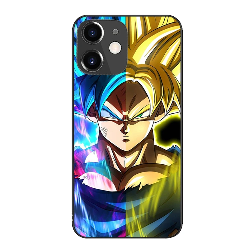 Dragon Ball Z phone cover For IPhone 11 7 8P X XR XS MAX 11 12pro 13 pro max 13 promax 2022 Cartoon Cute Soft Shell Phone Case
