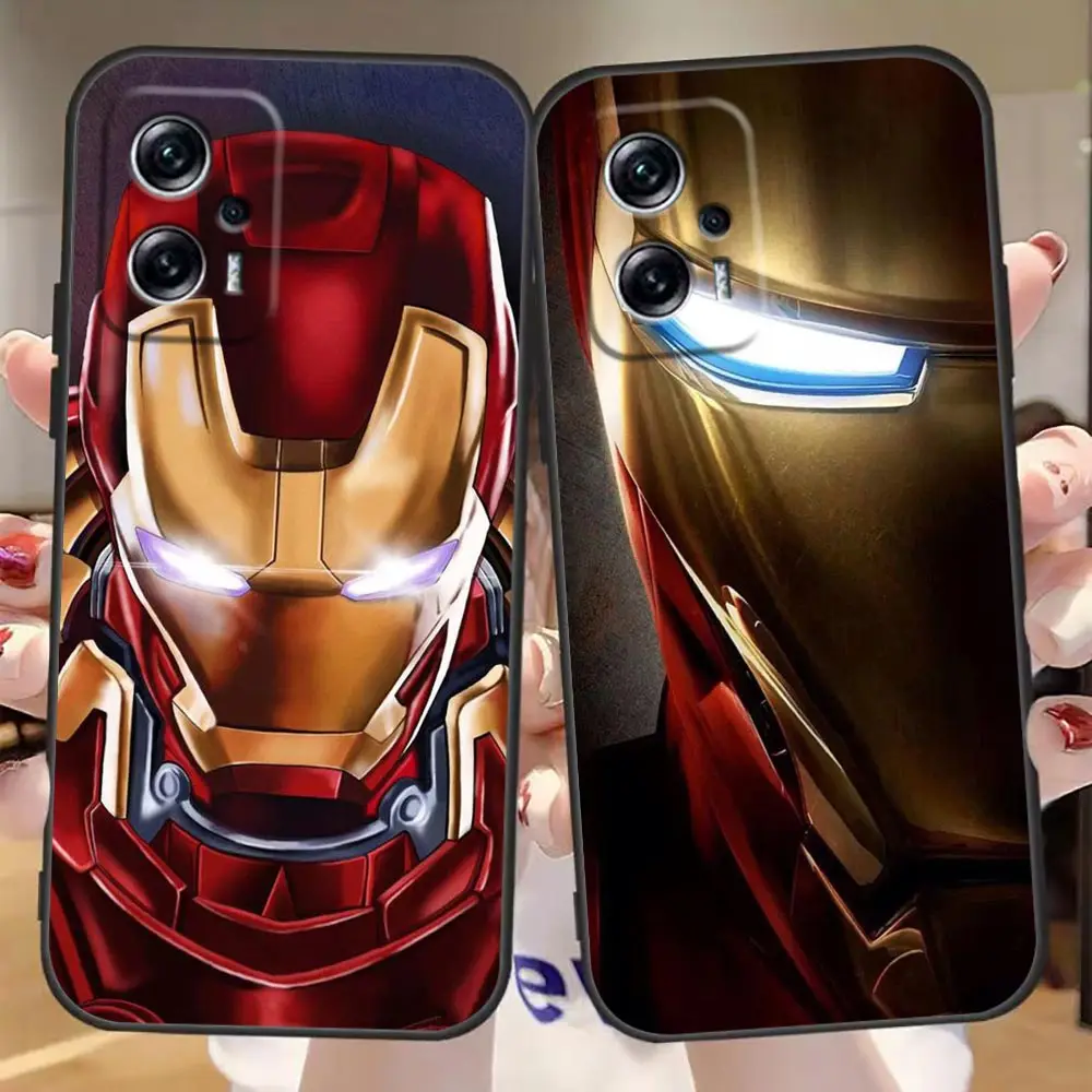 

Marvel Iron Man The Avengers Cover Case For Redmi Note 11 11S 11E 11T 7 8 12 8T 9 9S 9T 10 10S Pro Plus 4G 5G TPU Carcasa Case