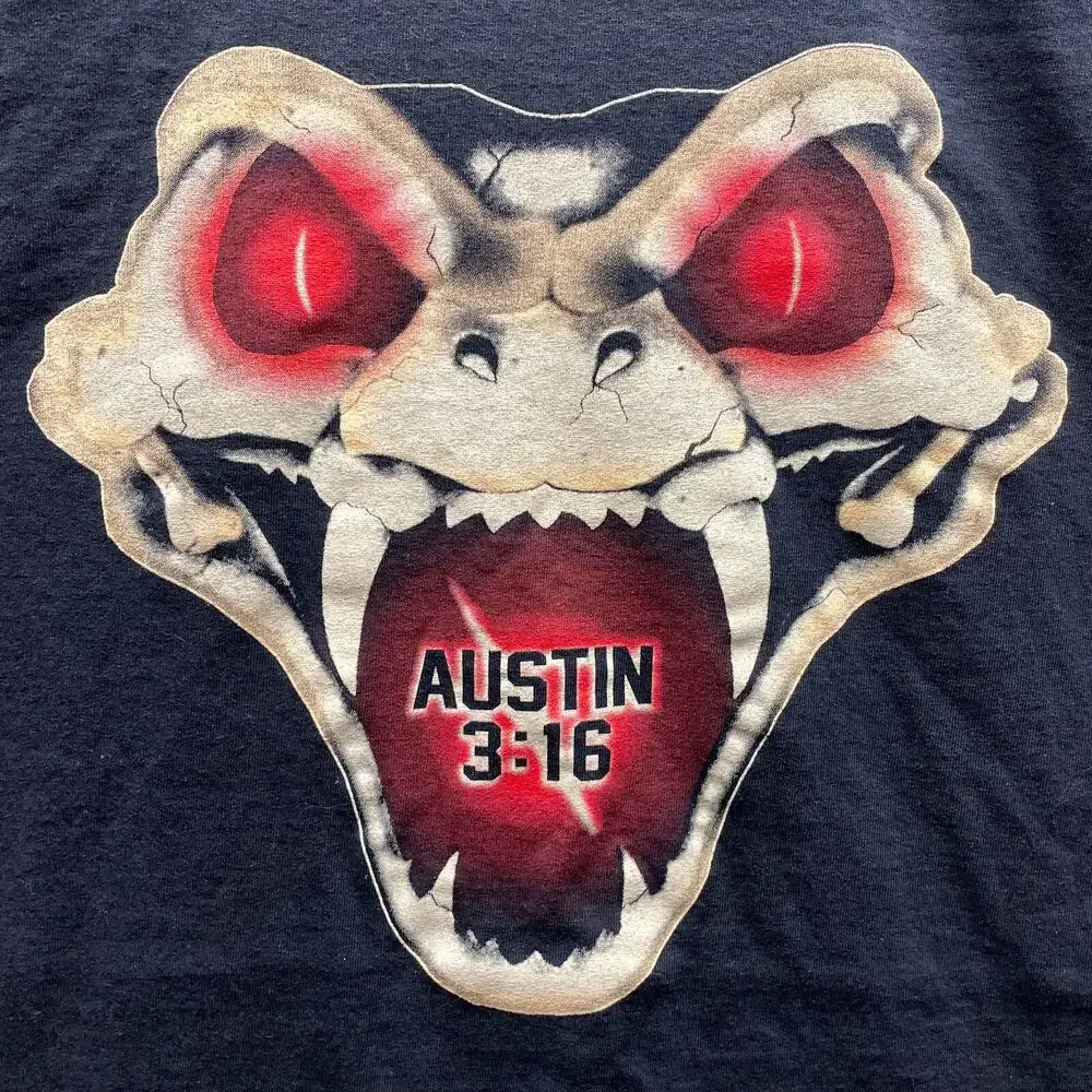 Мужская футболка со змеиным принтом с Стива Остина