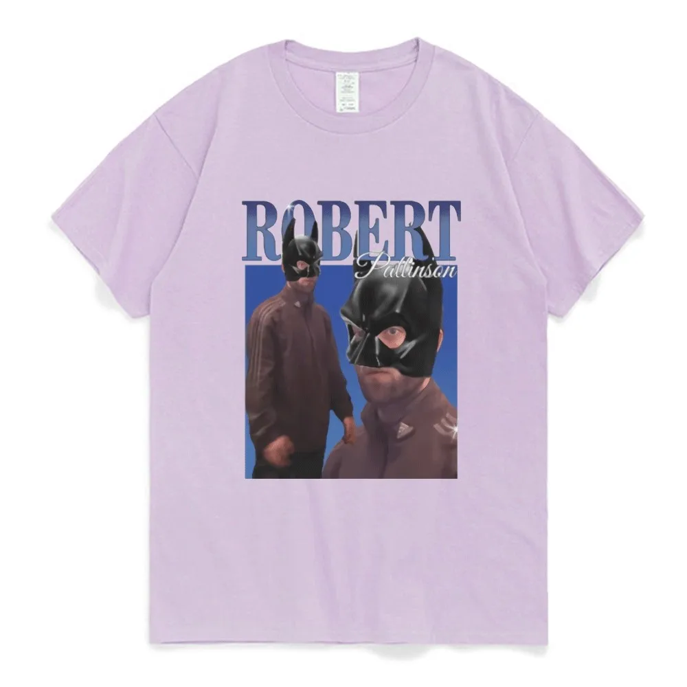 

Funny Robert Pattinson Standing Meme T Shirt For Mens womens summer Pure Cotton Tee shirt Tops Vintage Rob Tshirt Short Sleeve