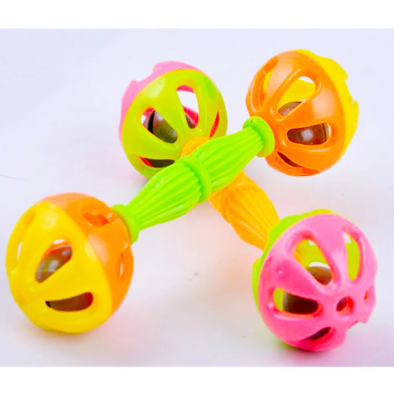 

2Pcs Bird Parrot Toy Rattle Birds Fun Interactive Parrot Bird Cage Toy Pet Bird Supplies Training Accessories