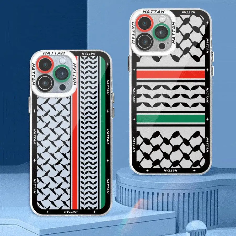 Hattah Keffiyeh Phone Case for Apple iPhone 15 Plus XS Max 16 12 Pro XR 11 7 8 13 Mini SE 14 Silicon Cover