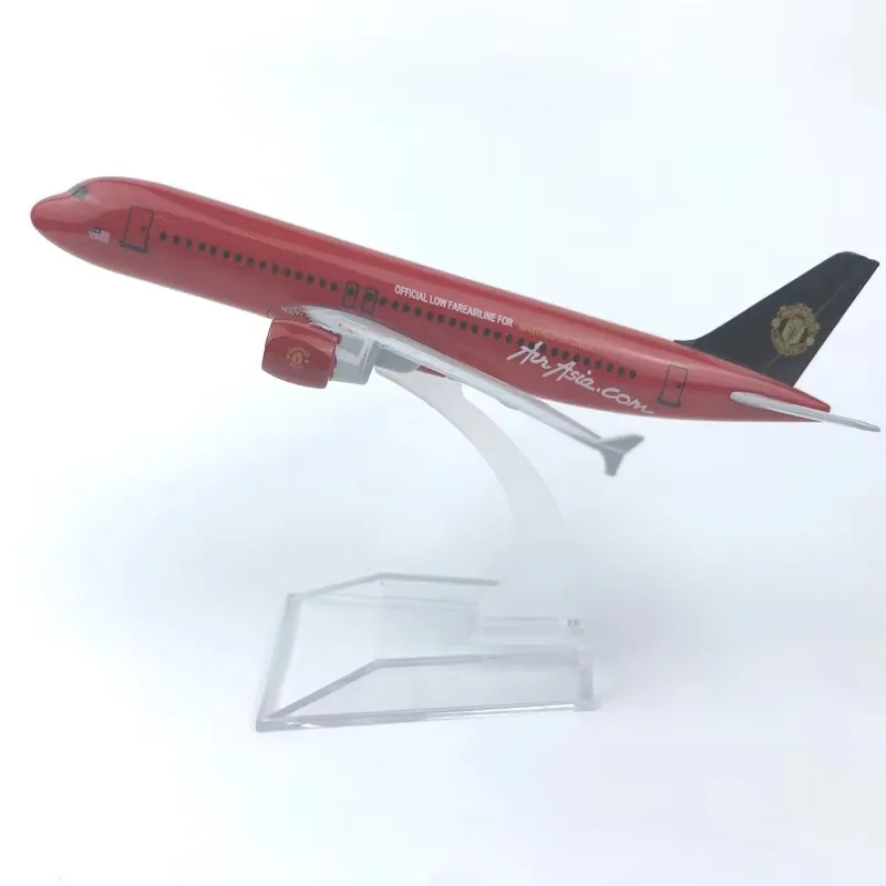 Масштаб 1:400 320 металлическая копия самолета 16 см Manchester United Airlines A320 Airbus литая
