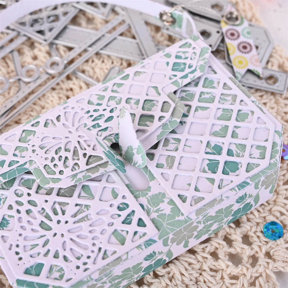 

Women Handbag 2022 New Metal Cutting Dies Decoration Scrapbooking Knife Blade Photo Paper Punch Stencils Album Embossing