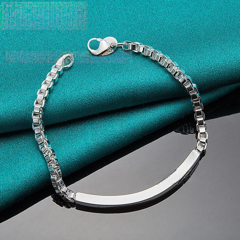 Браслеты из стерлингового серебра 925 пробы для женщин и мужчин ручная работа в